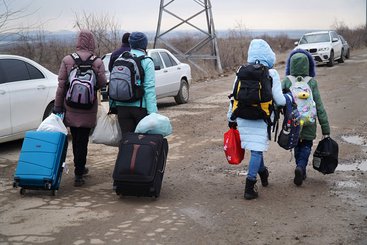 Moldova - refugees fleeing the military offensive in Ukraine